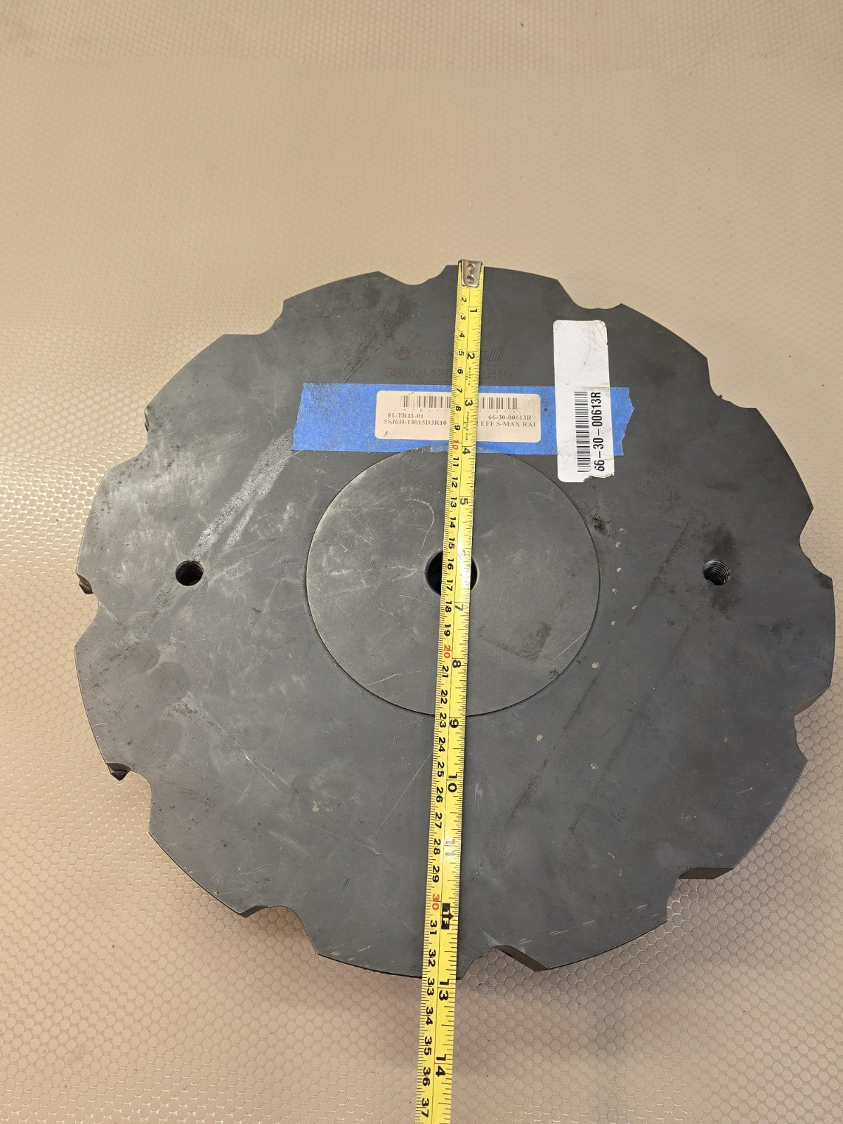 Ingersoll 5SJ6H-13015D3R10 S-MAX Face Mill Cutter Head 13" 12 EFF