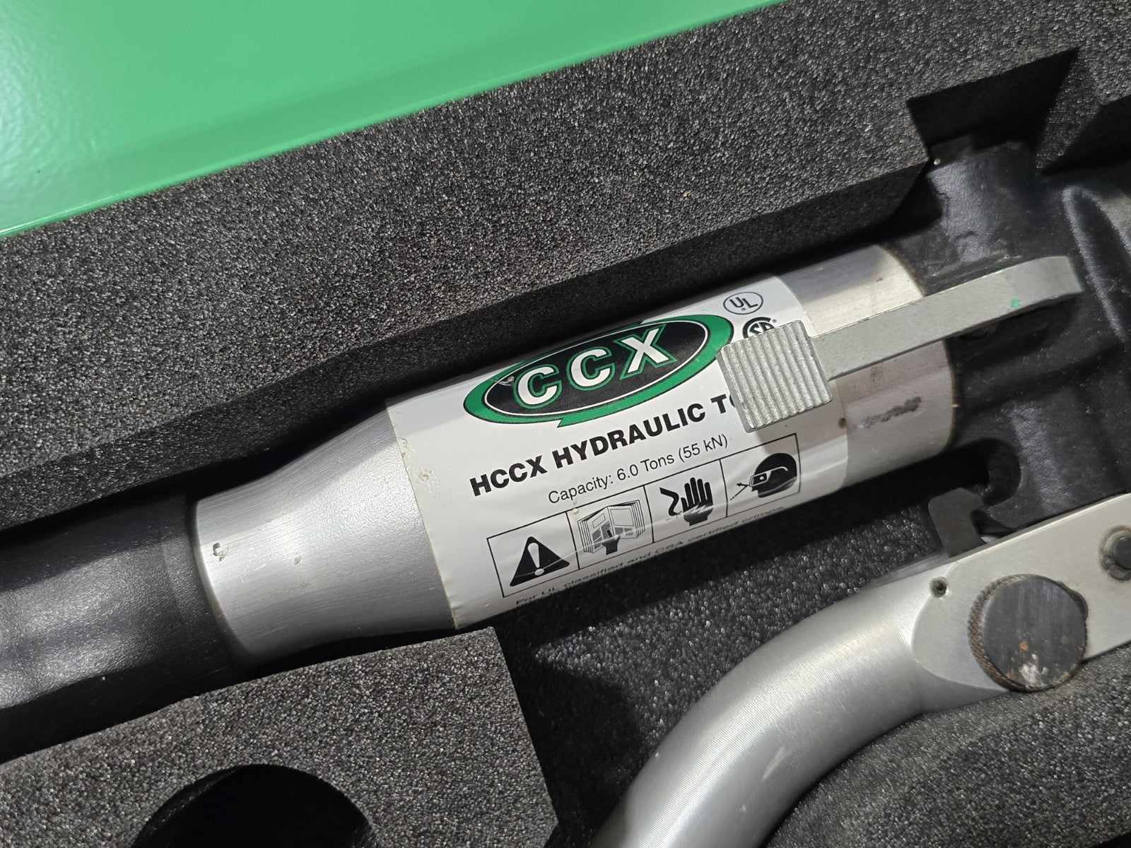 Greenlee Hccx CCX 6 Ton Hydraulic Crimper Crimping Tool K22