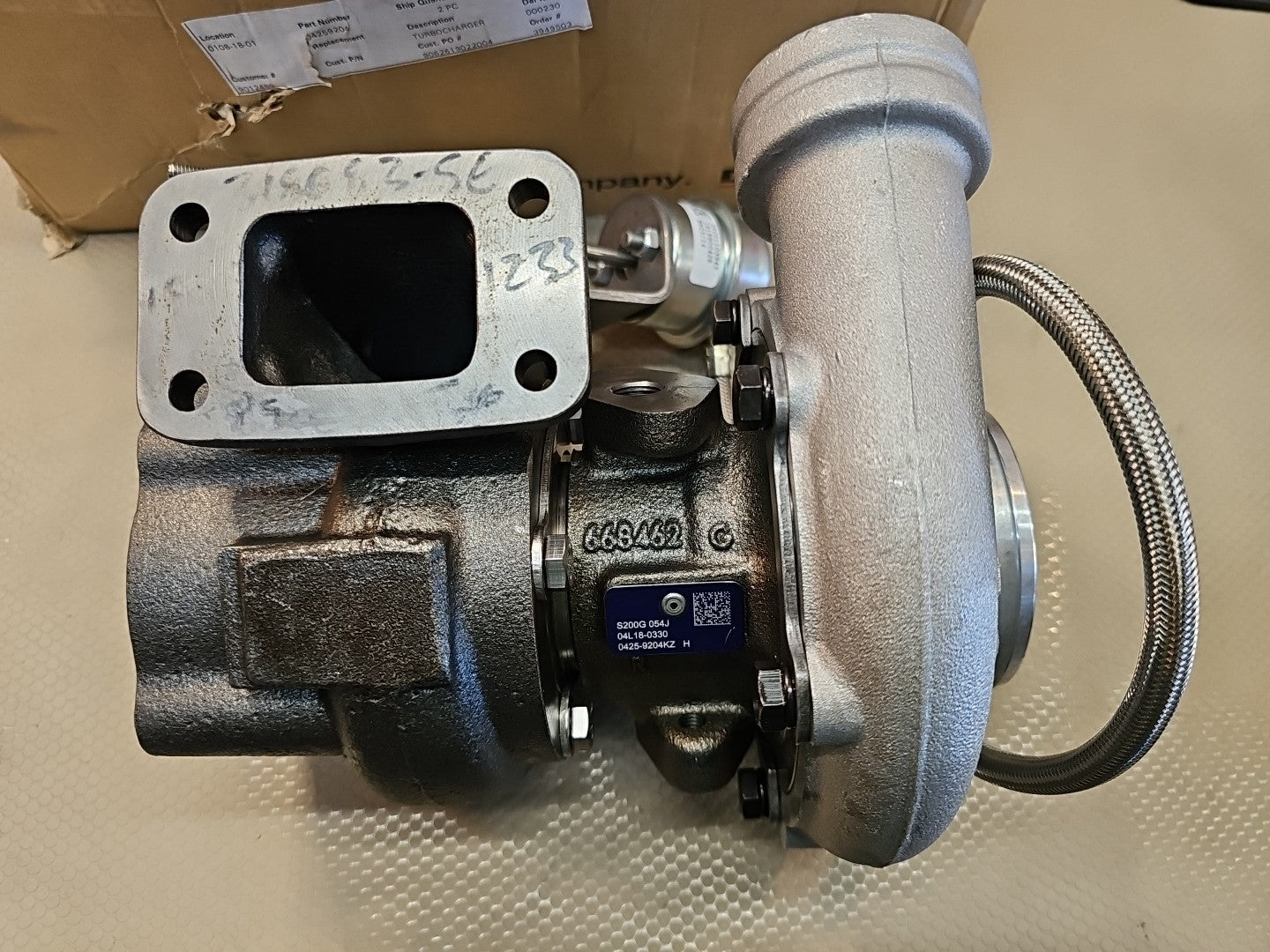Genuine OEM Deutz Turbo Kit S200G 054J 0425-9204 Turbocharger 318519 BF6M101 NEW