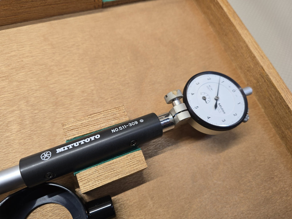 Mitutoyo 511-324 Dial Bore Gage 16'' - 24" .0001'' LARGE Wood Box *100% MINT!*