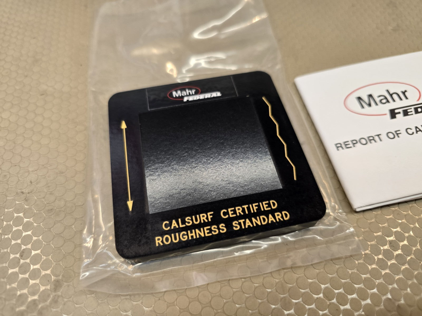 GENUINE Mahr Federal PMD-90101 Roughness Specimen *Light USE*