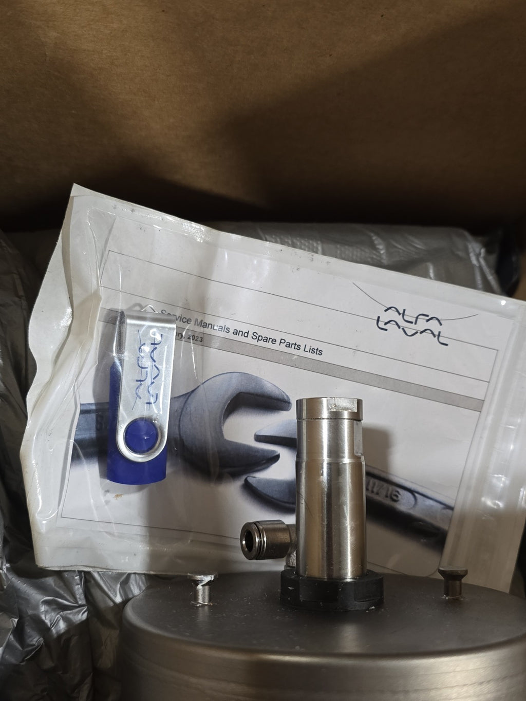 NEW Alfa Laval Unique SSV Sanitary Valve 7610300 Series w/ PN10 Actuator