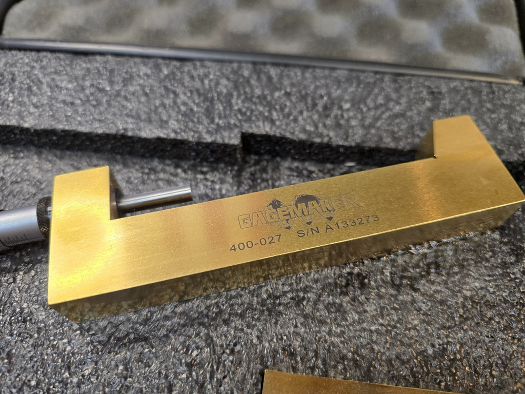 Gagemaker CL-1004 Camlock Micrometer Gage 3” - 4" For API Weld Flange Thickness