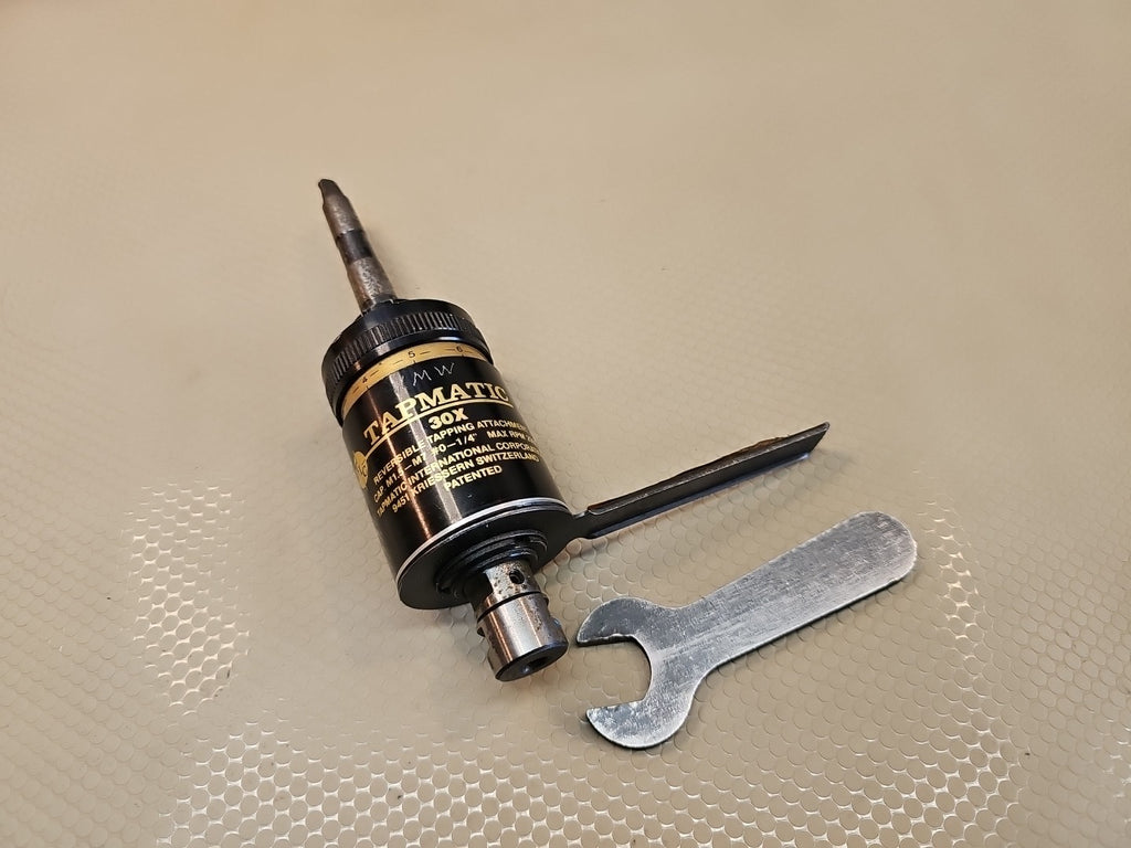 Tapmatic 30X Reversible Tapping Attachment, Morse Taper 2 Up To 1/4” Tap