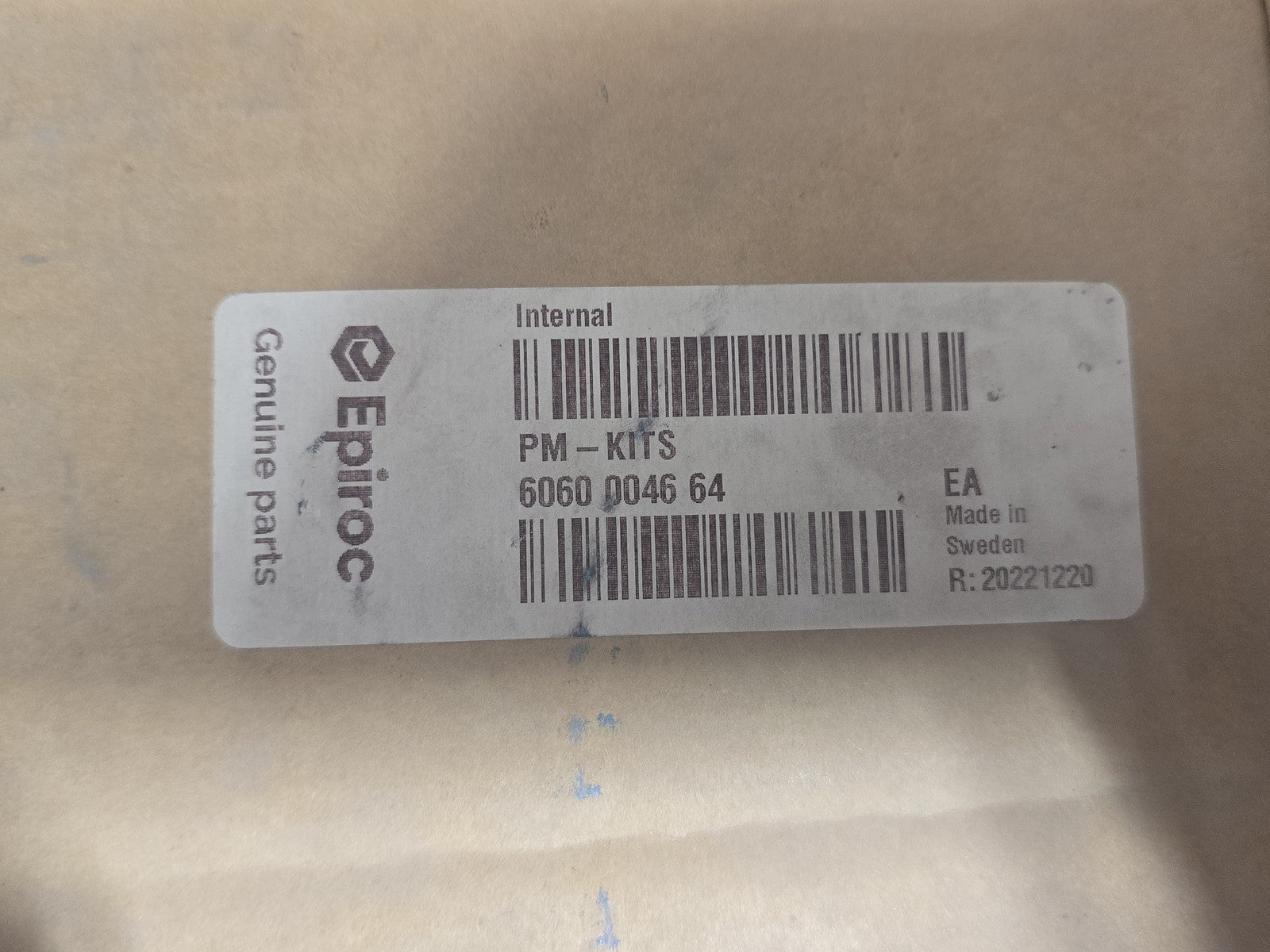 Epiroc 6060 0046 64 PM-KITS Preventive Maintenance Kit New Genuine