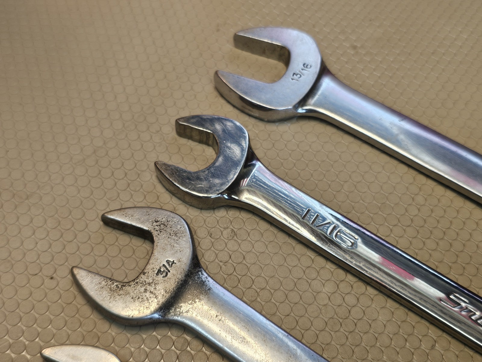 Snap-on OSH707B 12 Point Combination Wrench Set 7-Piece 3/8"-13/16"