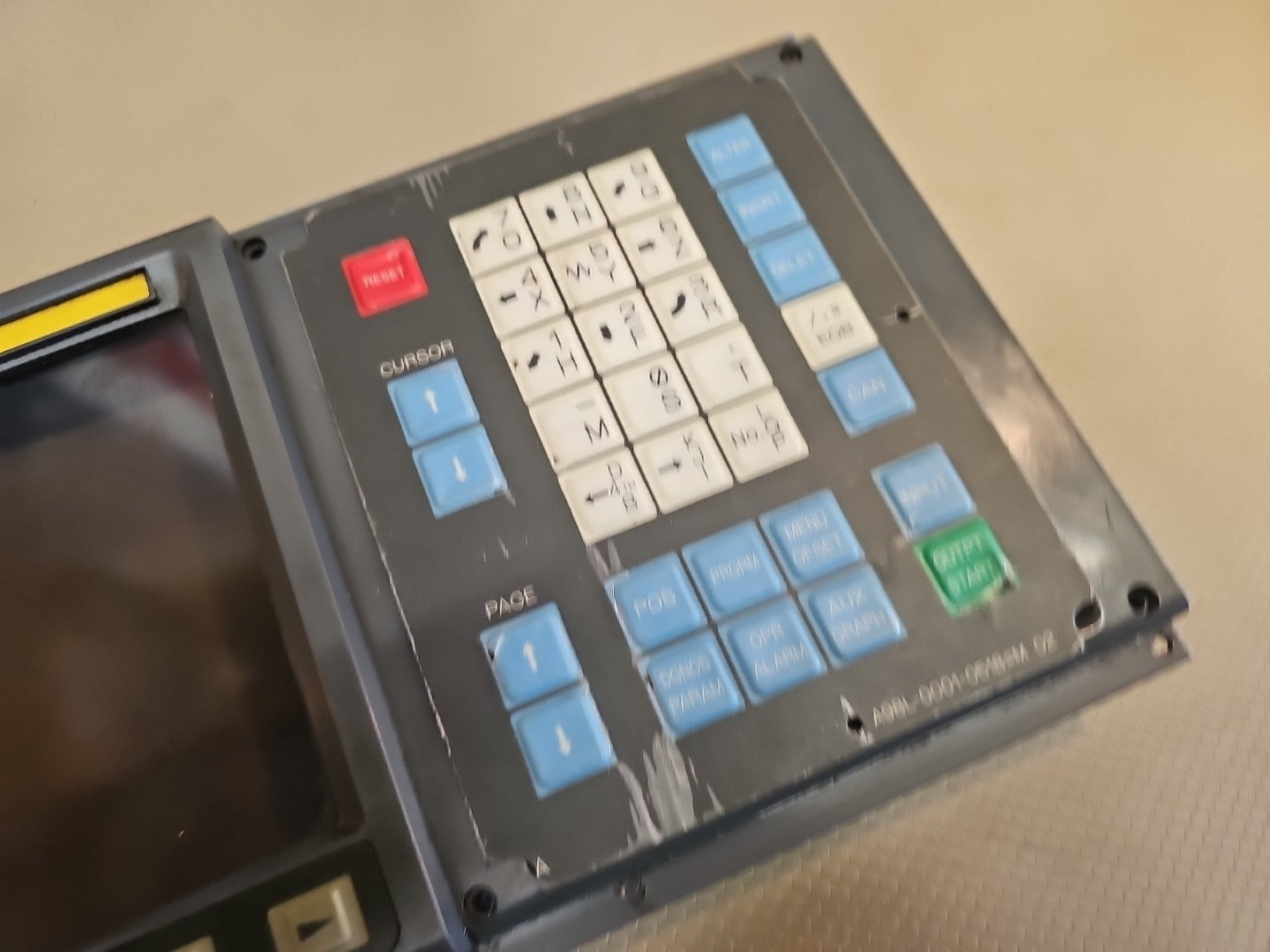 FANUC OPERATOR PANEL A02B-0091-C042 A86L-0001-0125#A AB12C-0108 + New Keyboard 