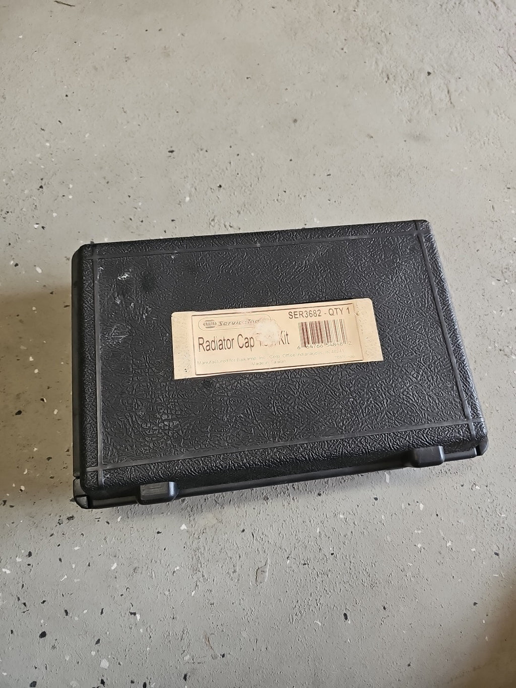  NAPA SERVICE TOOLS 3682 COOLING SYSTEM CAP ADAPTER KIT