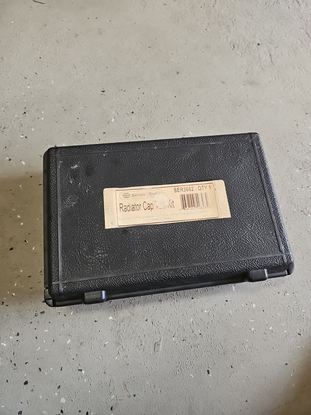  NAPA SERVICE TOOLS 3682 COOLING SYSTEM CAP ADAPTER KIT
