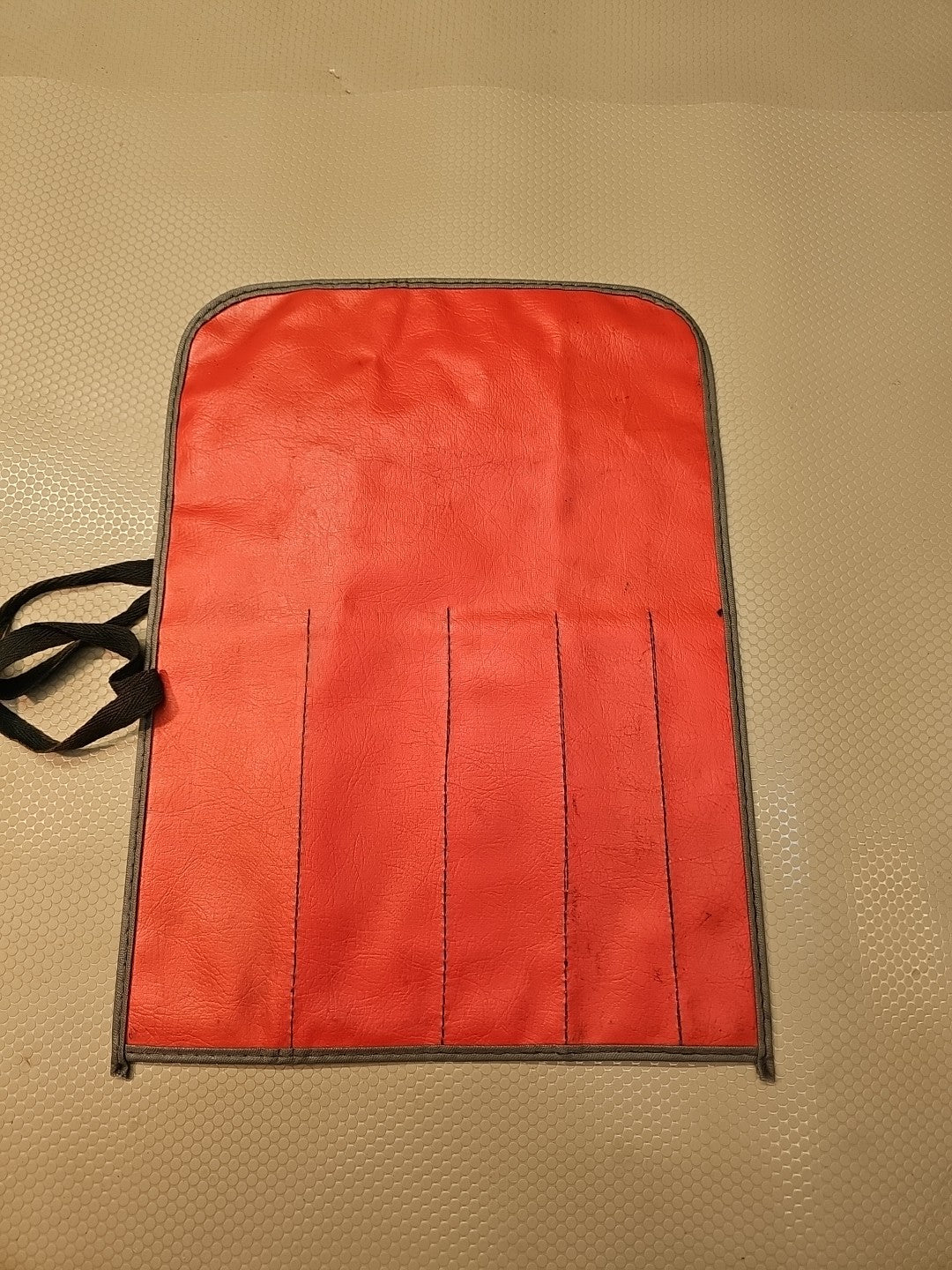 SNAP ON C57 RED WRENCH  BAG POUCH ROLL 5 POCKETS *VINTAGE & MINT*