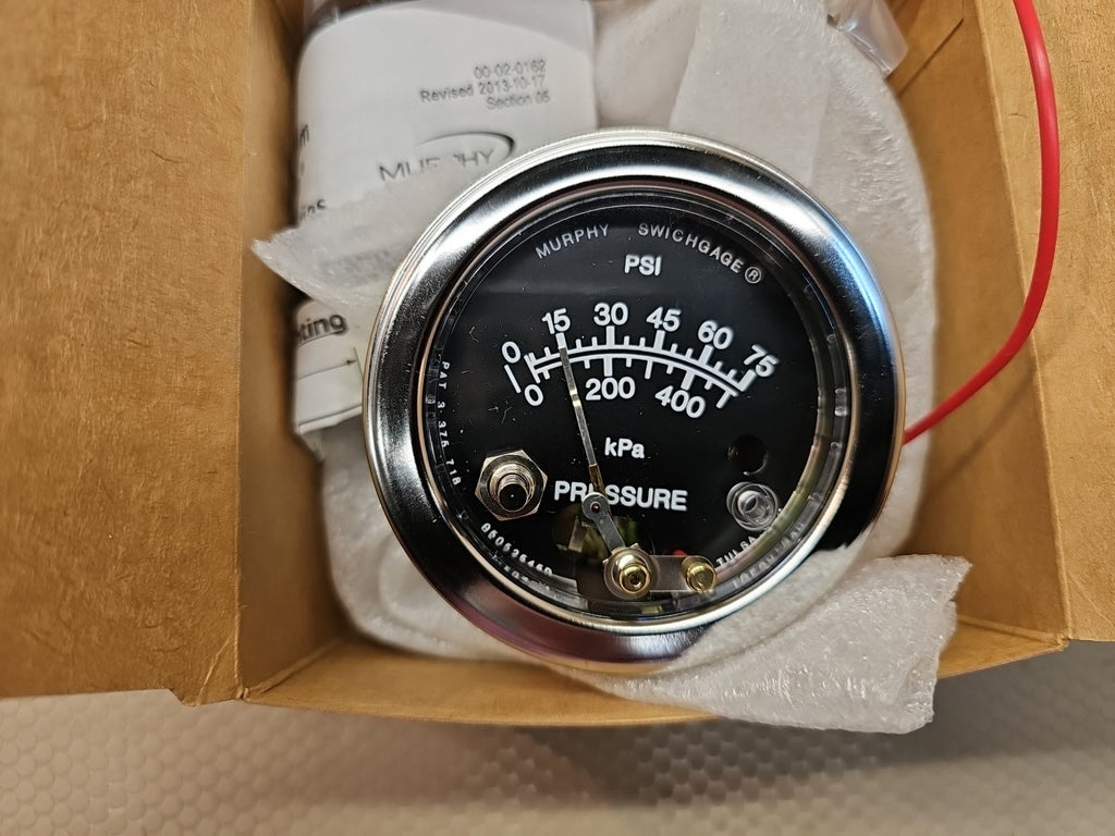 Murphy 25P7-75 Mechanical Pressure Swichgage PN 05704101 NEW