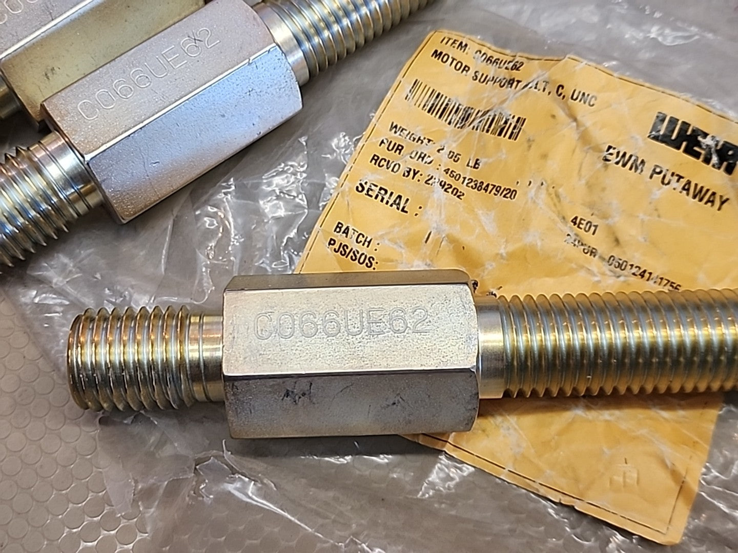 LARGE WEIR MOTOR SUPPORT BOTS 4 Pieces C066UE62 Overhead Support Stud