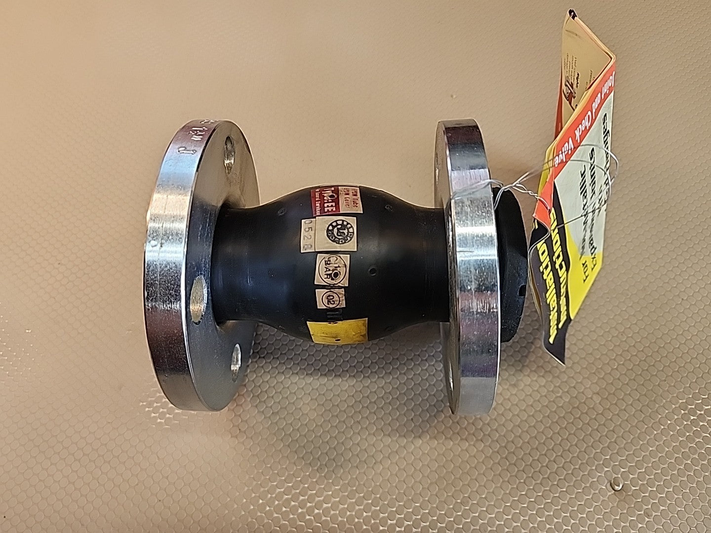 NEW Proco 240AV/EE EPDM Expansion Joint 2" x 6" W/ Beaded End Flanges