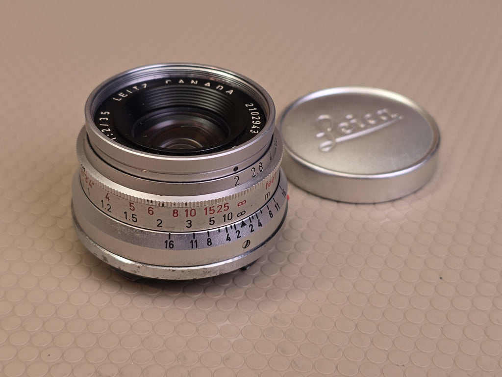 Leica 35mm f2 Summicron V1 8-Element Canada - RARE LENS - US Seller *CLEAN*