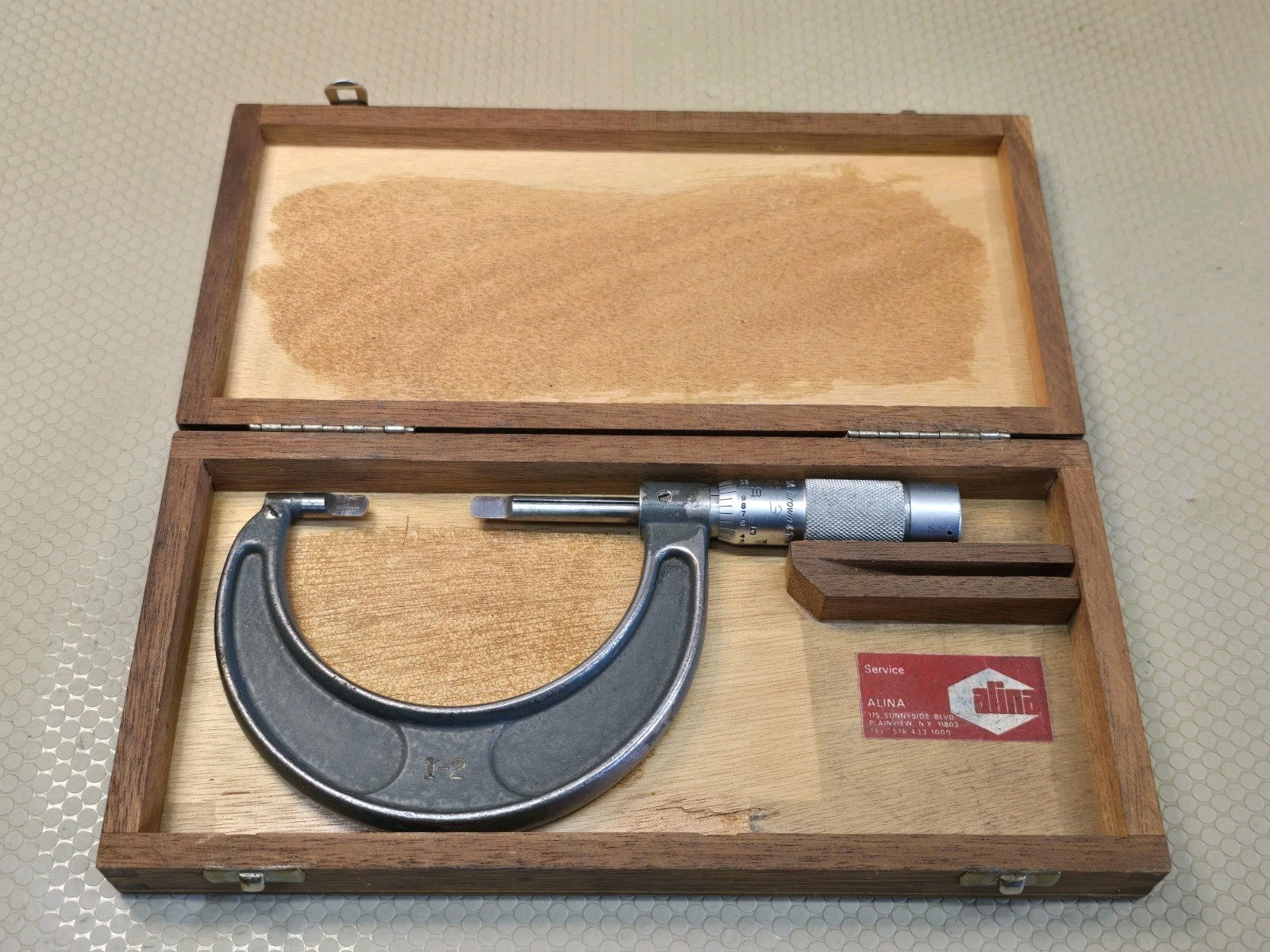 1”-2”  Brown & Sharpe Blade Micrometer Made in USA