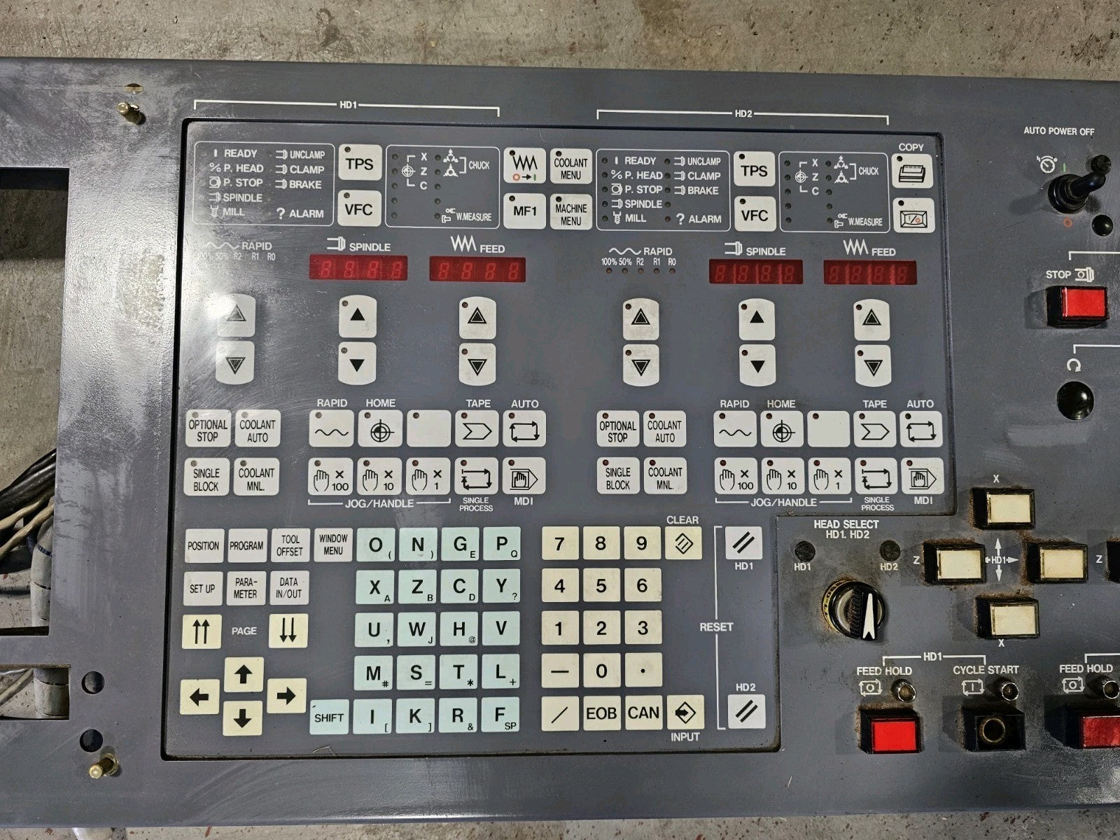 Mazak Mazatrol M Plus Operator Station - Entire Assembly 4yz408b-3 Mitsubishi