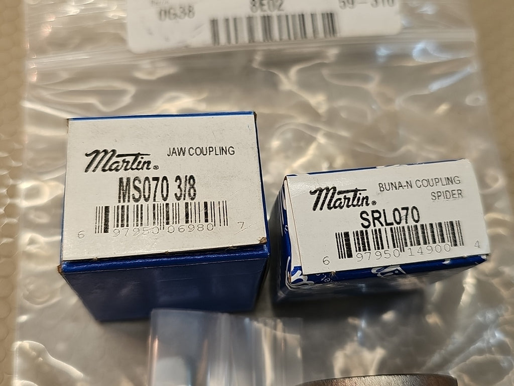 Martin SRL070, MS070 3/8", MS070 1/4" COUPLING, MACHINED JAW NEW
