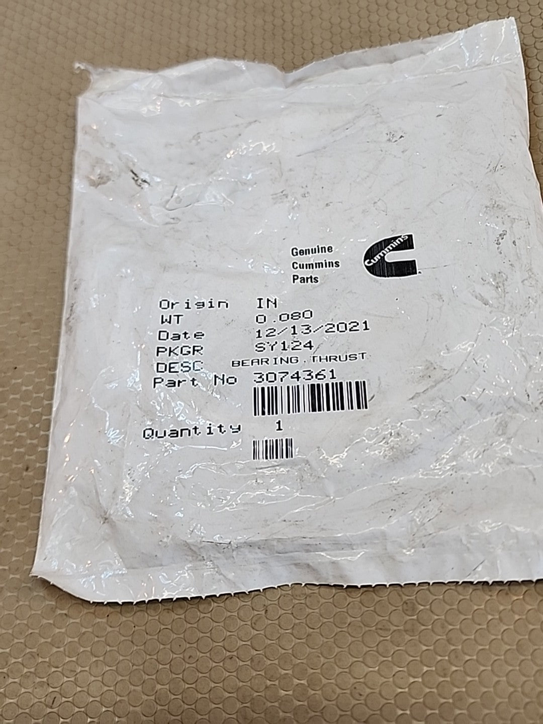 New OEM Thrust Bearing for Cummins Engine 3074361