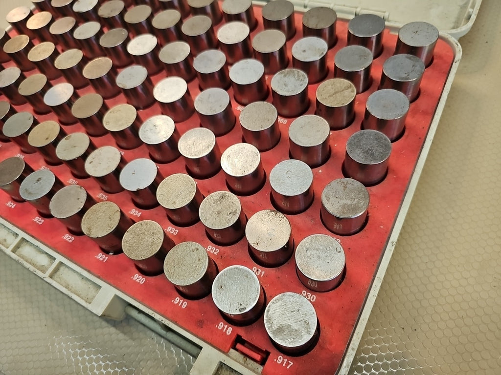 Vermont Gage 901101000 Pin Gage Set,Plus,0.917-1.000 LIGHT USE & CLEAN $800 MSRP
