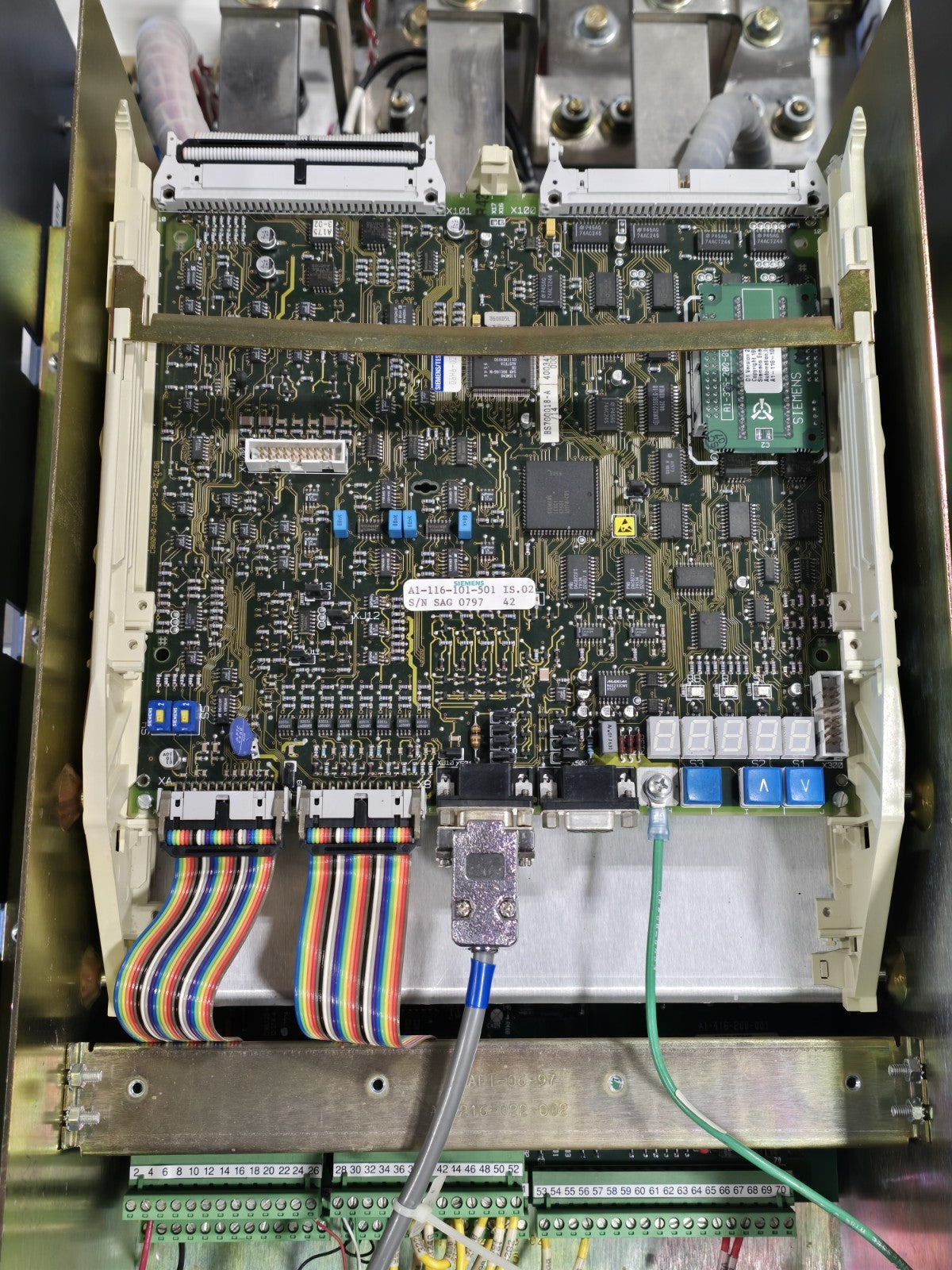 SIEMENS A1-116-250-516 SIMOREG 500HP 600HP 850A DC DRIVE 6RA2487-2FV62**XLNT