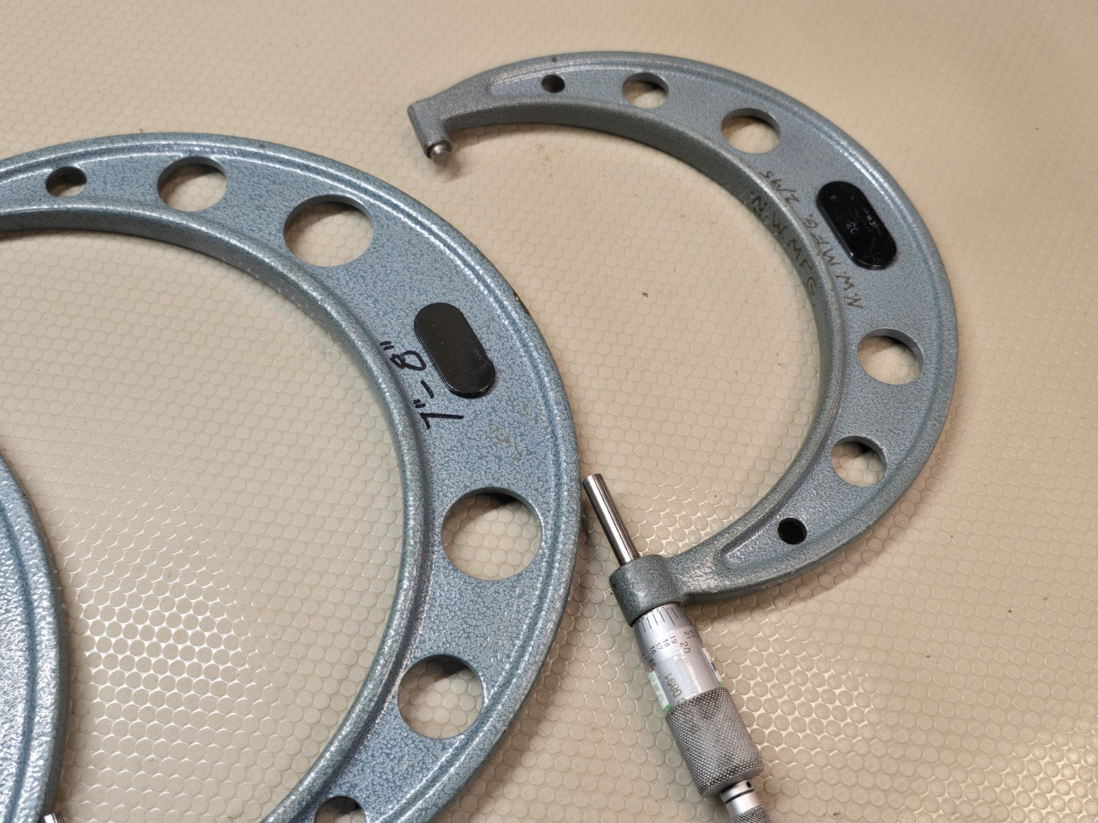Mitutoyo 5-11" 4 Piece Outside Micrometer Set - Large Sizes 103-908-40 