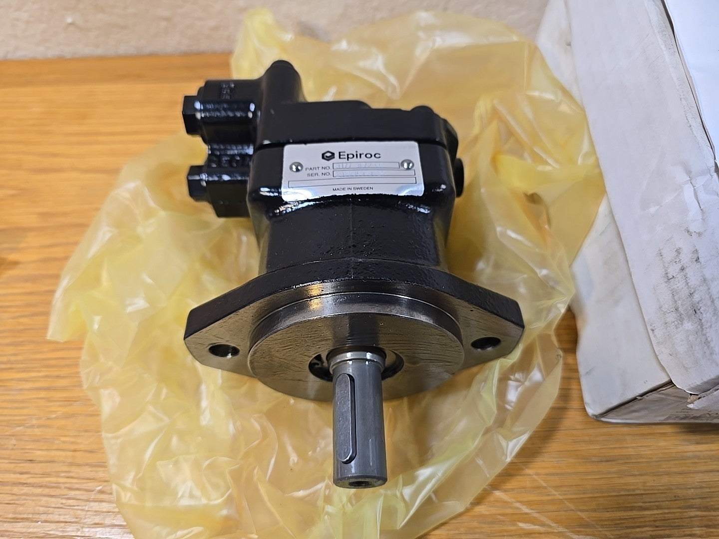 PARKER 3707249 Atlas Small Frame Fixed Displacement Hydraulic Motor Epiroc 31773