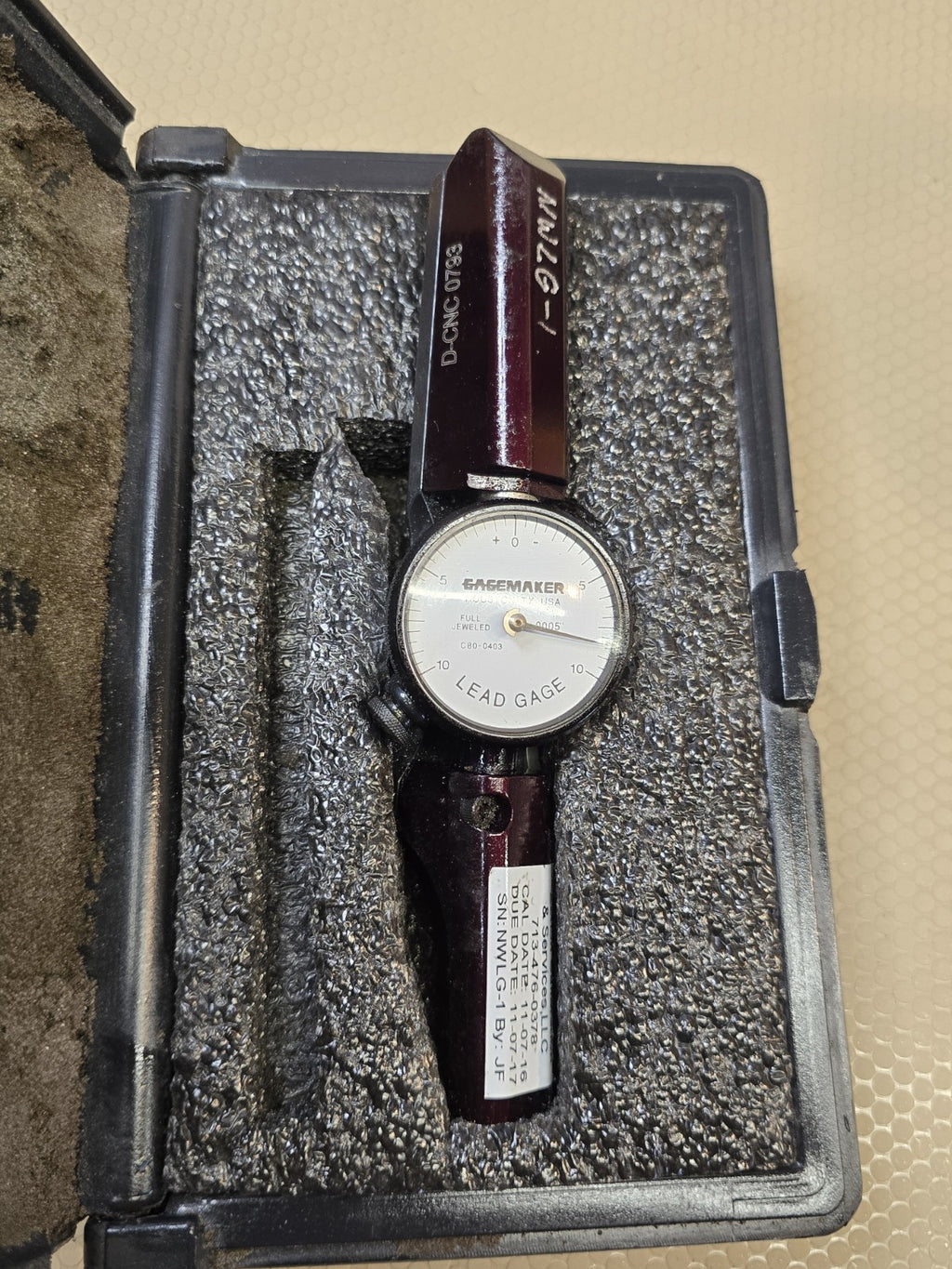 GAGEMAKER LEAD GAGE   .0005" C80-0403