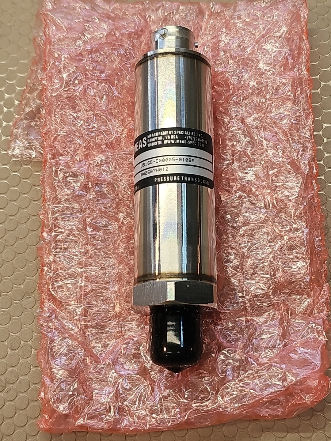 MEAS US165-C00005-010BA Pressure Transducer | Measurement Specialties | NEW