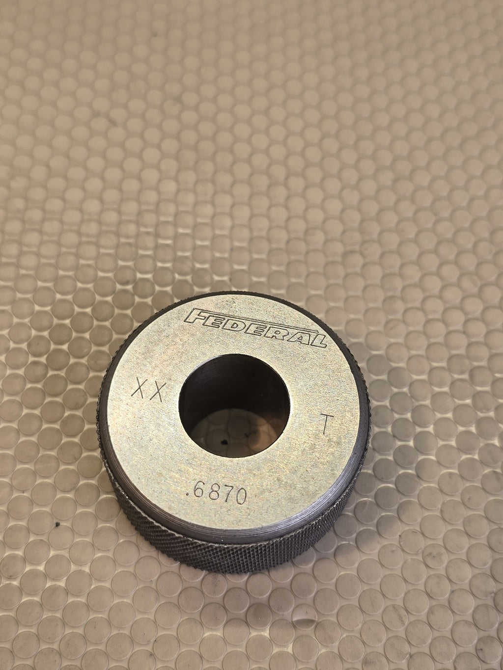 Federal .6870" Class XX Ring Gage Precision Master Measuring Tool