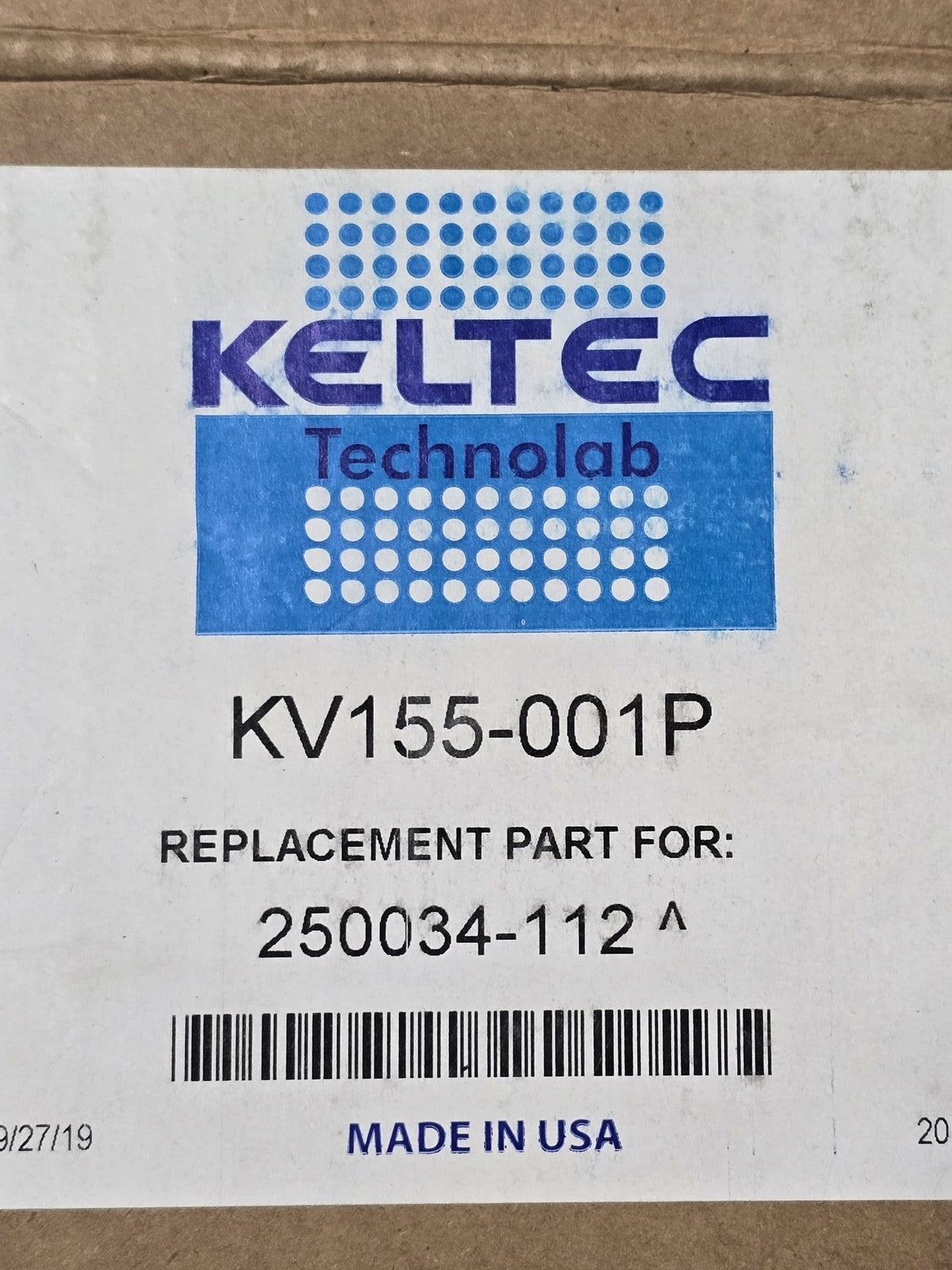 KELTEC KV155-001P Air/Oil Separator Replacement for Sullair 250034-112
