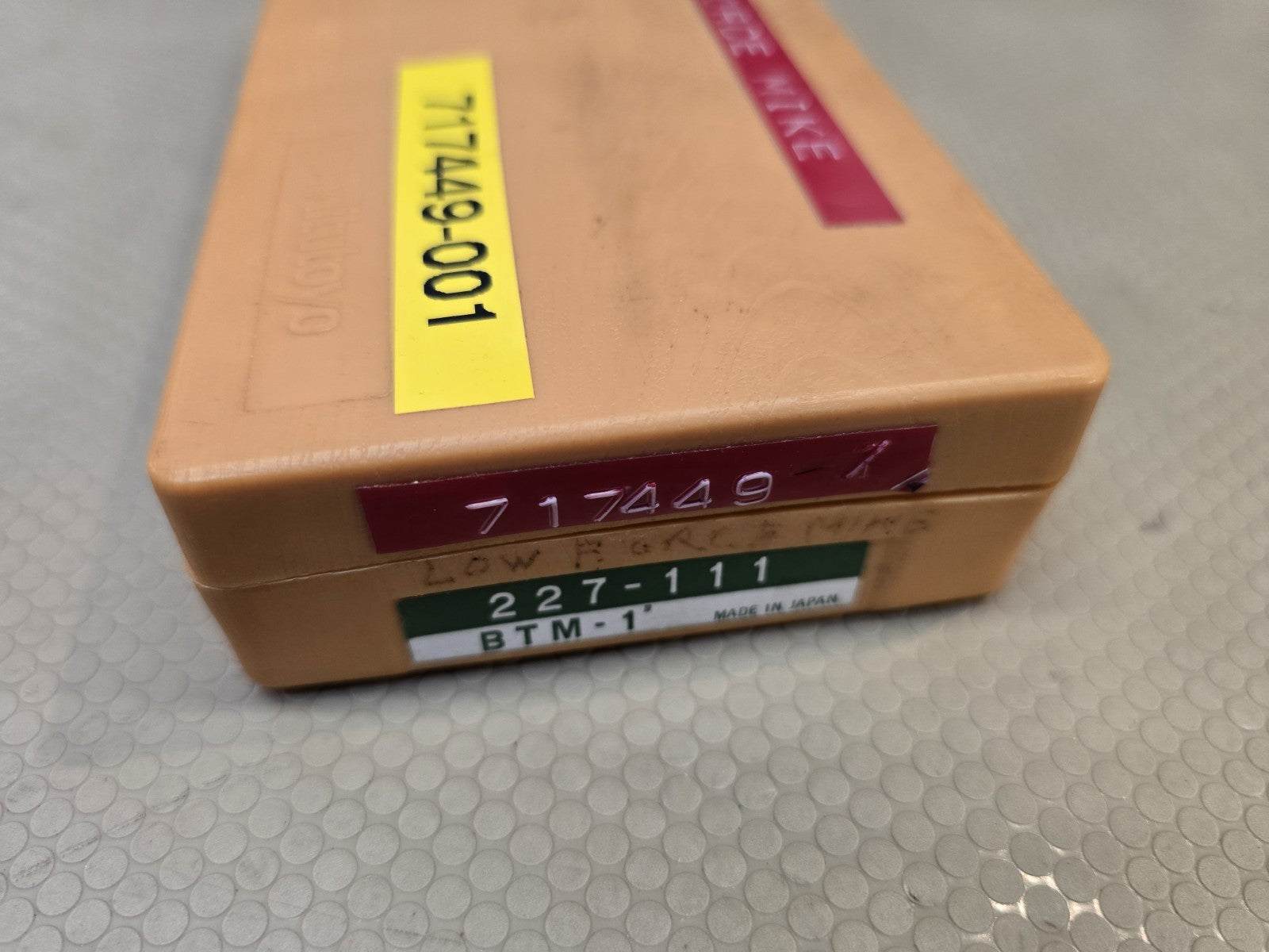 Mitutoyo Low Force Micrometer 227-111 BTM-1 *VERY Rare*