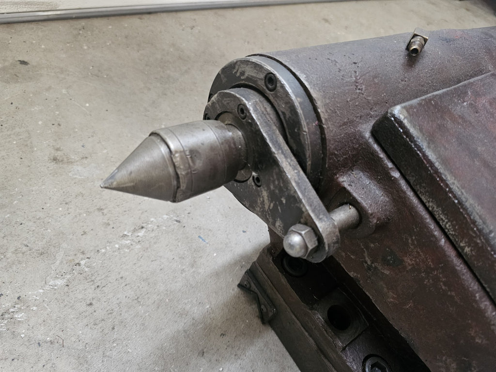 Horizontal Lathe Hydraulic Tail Stock Assembly Taper Vintage LARGE & HEAVY