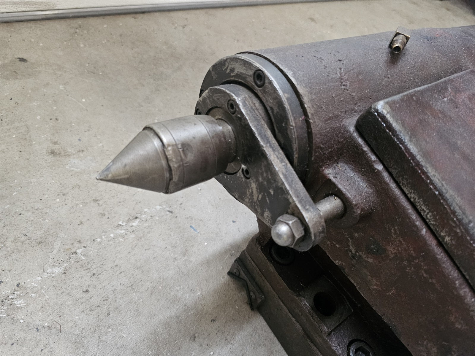 Horizontal Lathe Hydraulic Tail Stock Assembly Taper Vintage LARGE & HEAVY