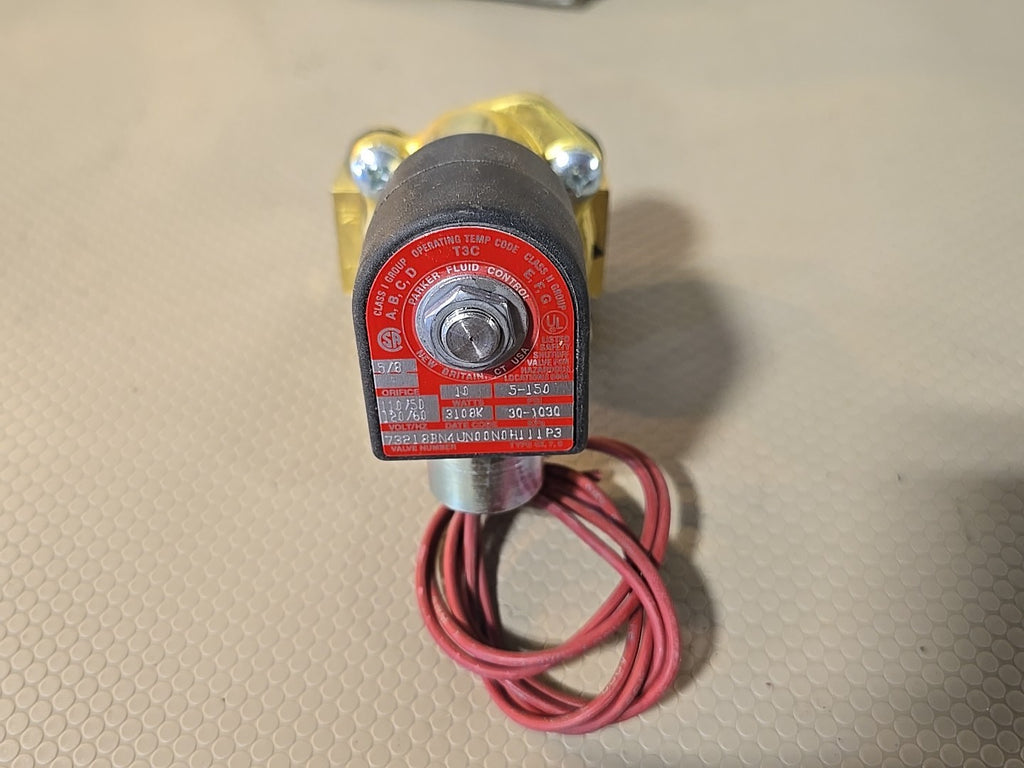 NEW Parker 73218BN4UN00N0C111P3 2-Way Solenoid Valve1/2 in. NPT, 120 Volt 