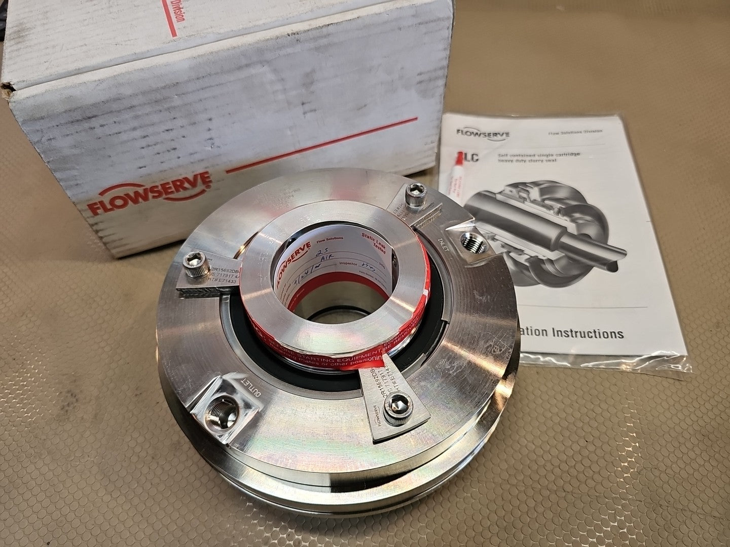 Flowserve SLC-2 Cartridge Mechanical Seal C/Pump Assy A2R21490-01 OEM NewDZ4Z