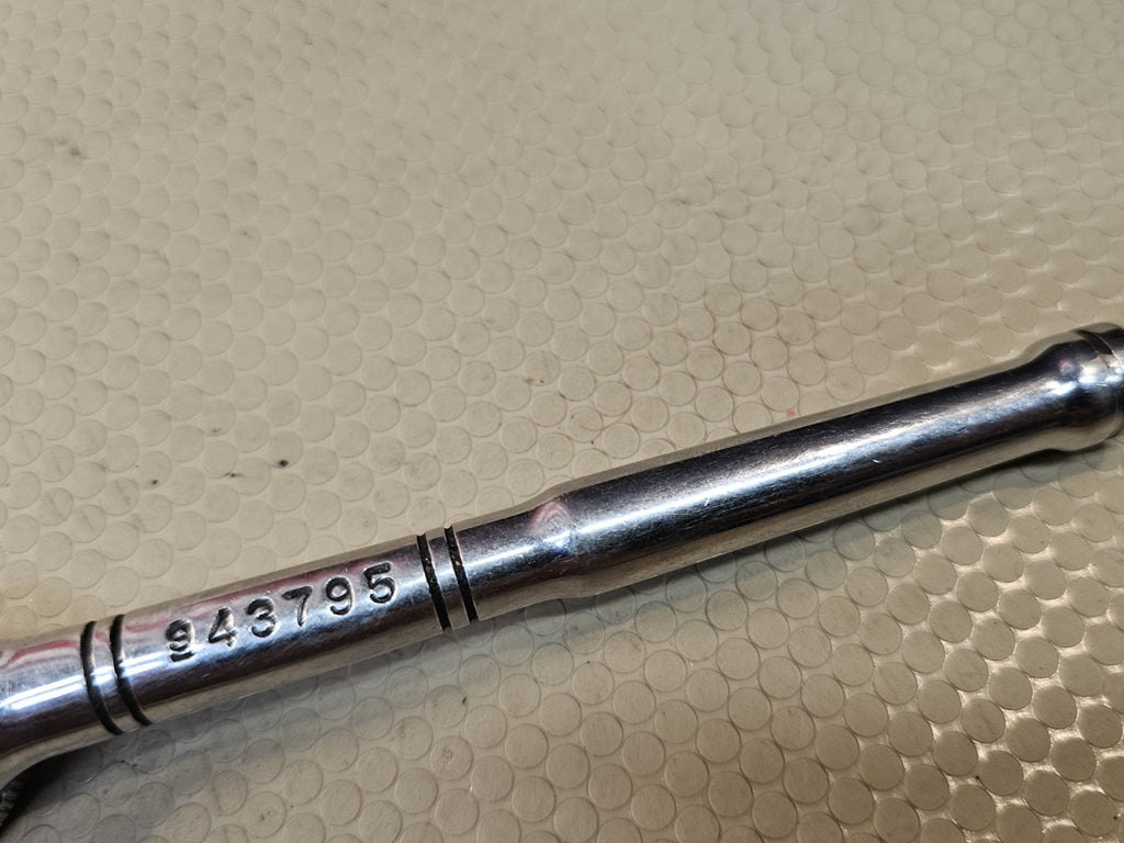 Vintage Craftsman 1/4" Drive 5-5/8” Ratchet 943795 Thumb Wheel