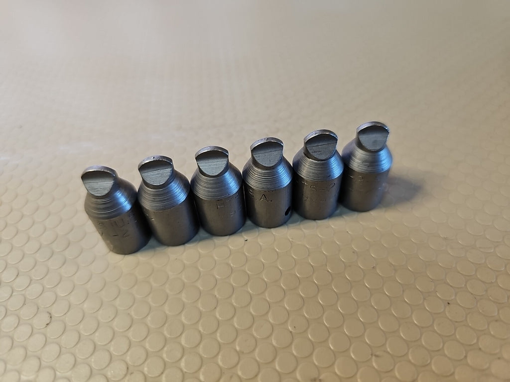 6 Apex HTS 2 Socket Driver Insert Screw Bit 1/4" Hi-Torque Aircraft USA *MINT*