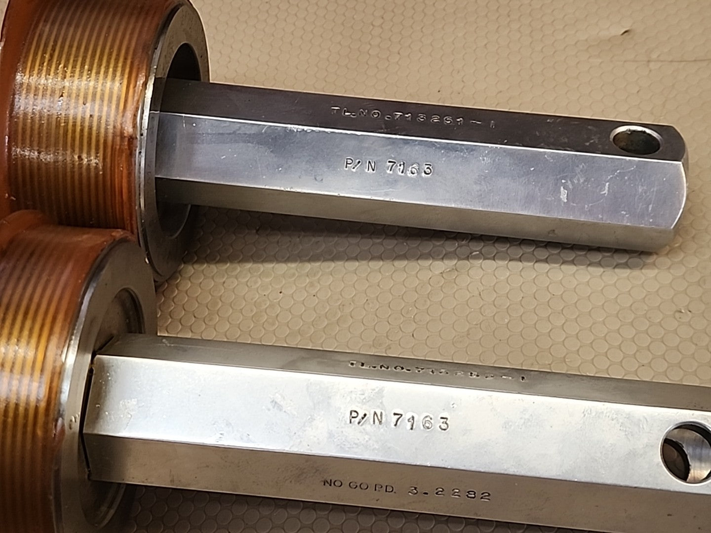 Hemco Go 3.2083/TL713251-1 No-Go 3.2282/TL713252-1 Thread Plug Gage Set7163
