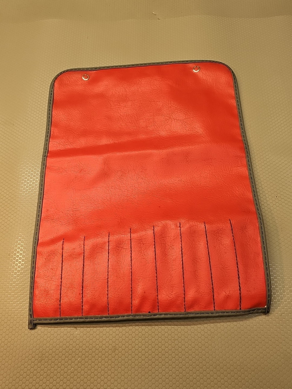 SNAP ON C96 RED WRENCH  BAG POUCH ROLL 9 POCKETS *VINTAGE & MINT*