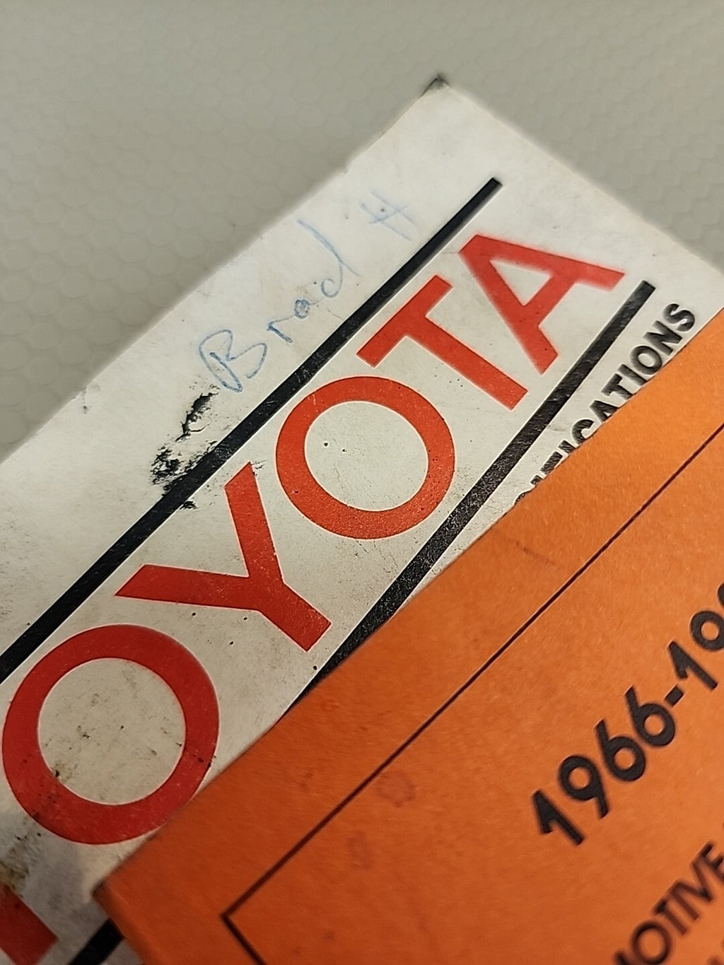 1968 - 1973 Toyota Model Specifications Data Book Manual Factory OEM Information