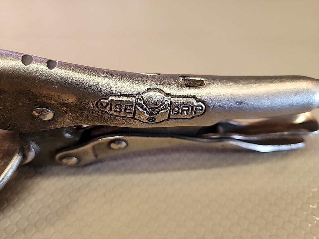 Vintage VISE-GRIP 9R Locking Panel Metal Clamp Petersen MFG Dewitt USA