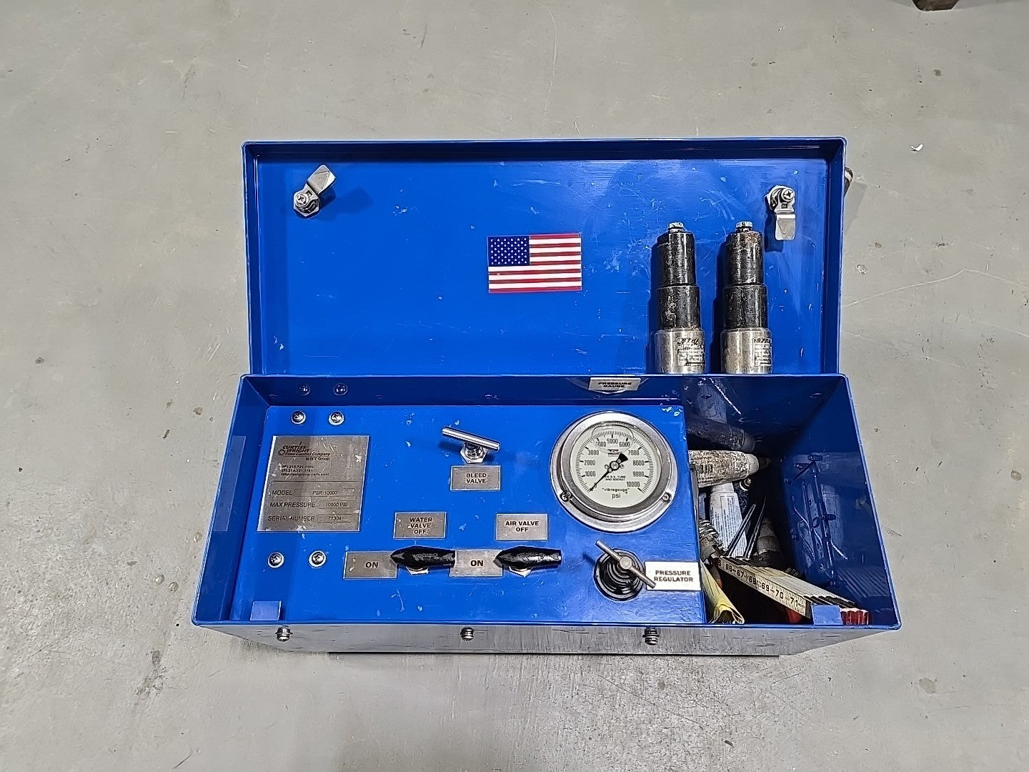 Curtiss-Wright EST Group PSR-10000 Hydrostatic Test Pump 10000 PSI Hydro Test