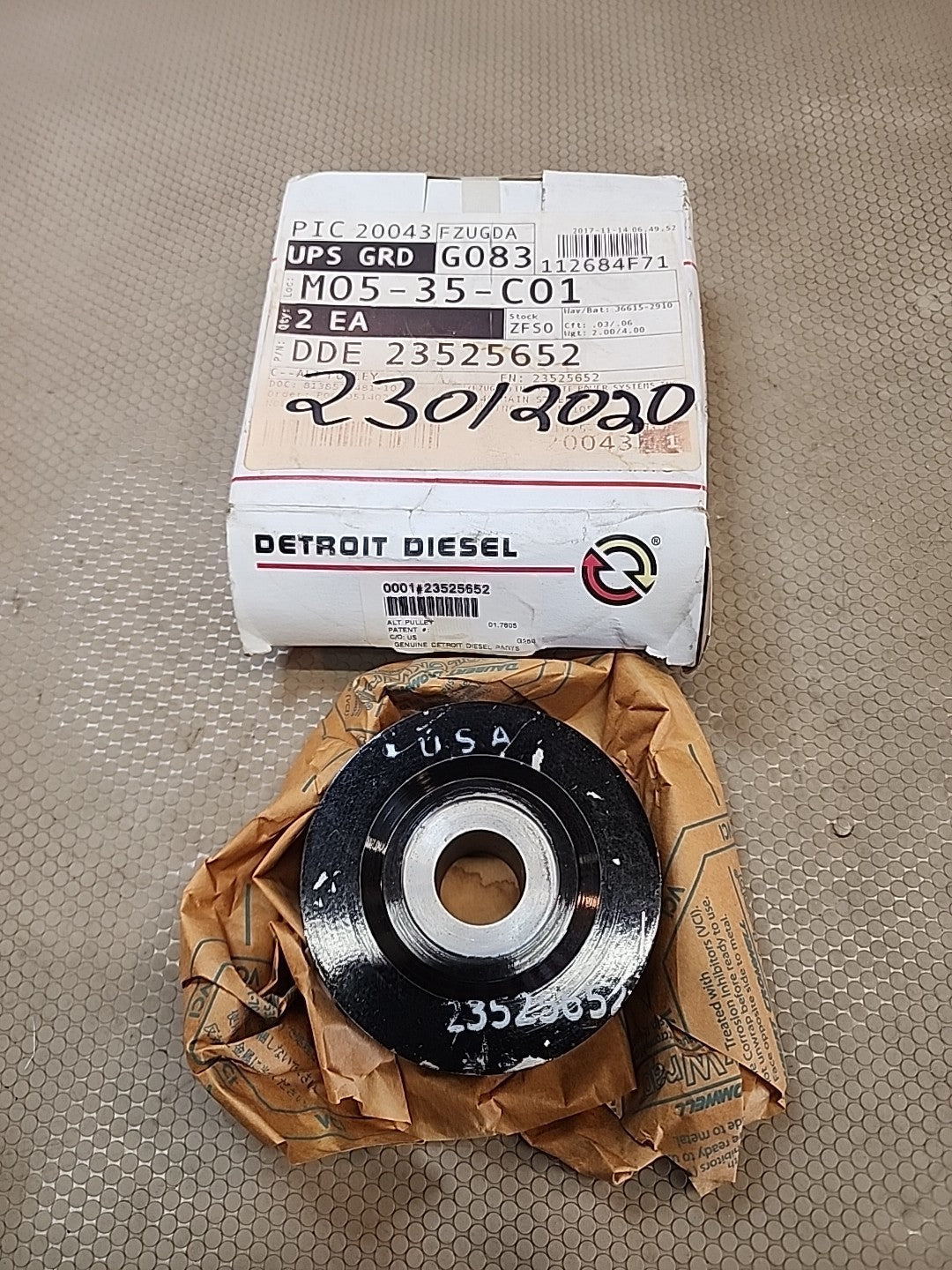 Detroit Diesel DDE-23525652 Alt Pulle