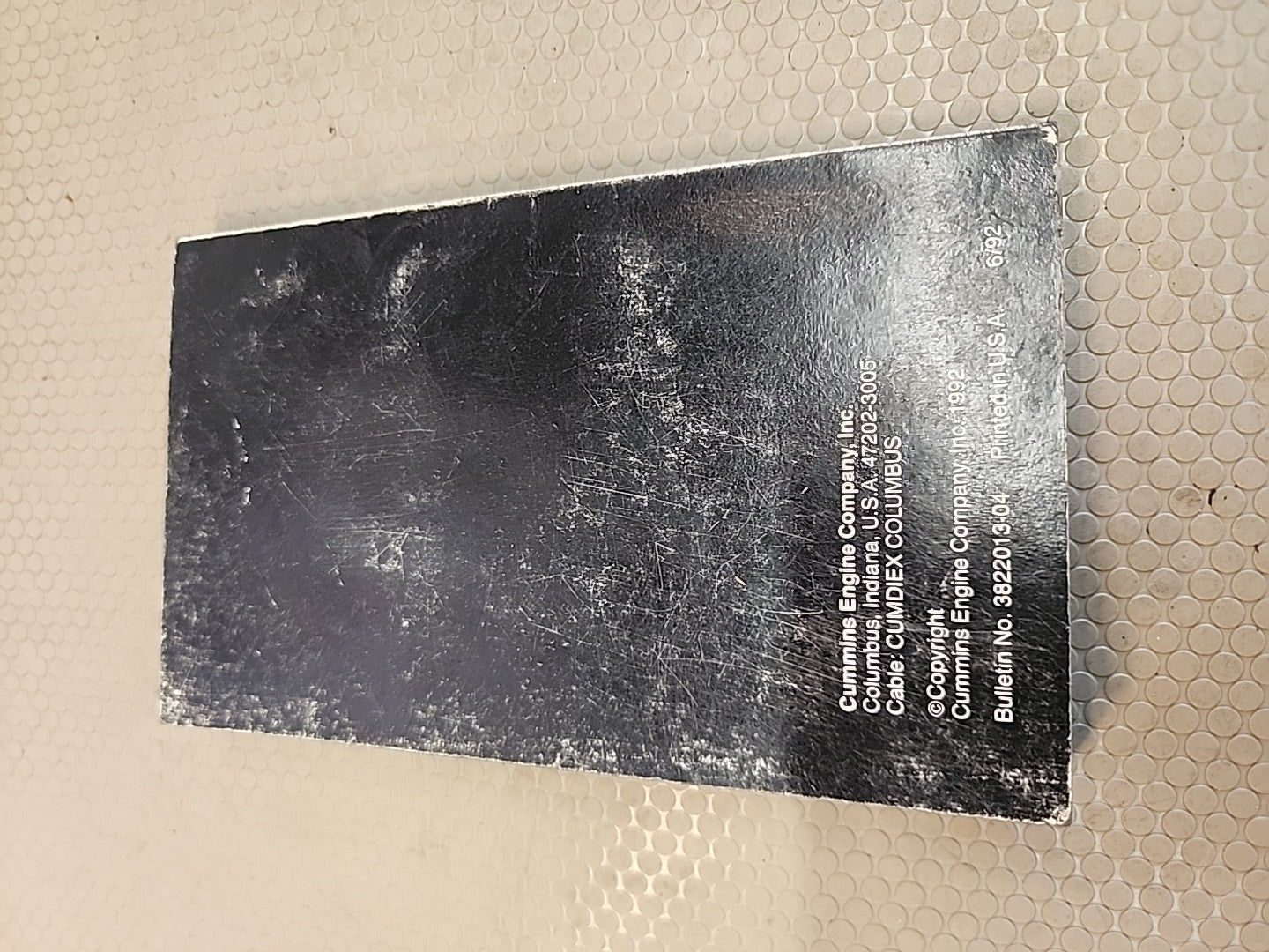 Rare Original Vintage Cummins ReCon Diesel Engine kits and sets book 126 pages