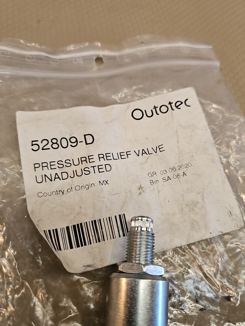 Eaton Danfoss 565572 RV5-10-S-0 Screw Pressure Relief Cartridge Valve - Pilot 