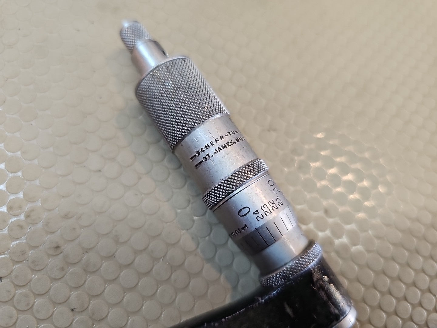 Scherr Tumico Deep Throat Sheet Metal Micrometer 0-1'' 6 inch 