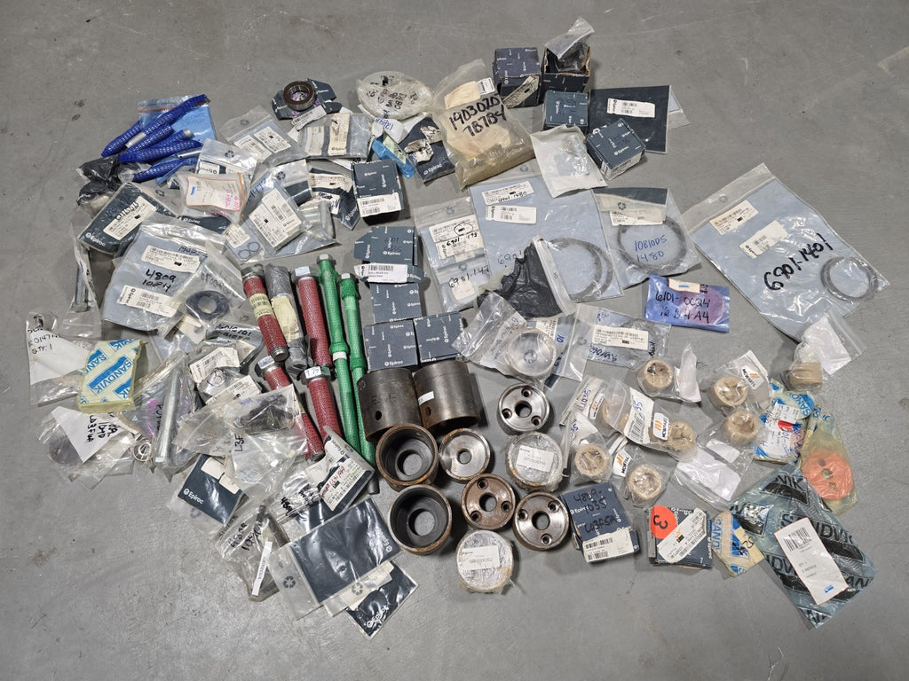 Large 500+ Pc Lot Of Epiroc /Sandvik/ Other Parts & Mining Hardware All New OEM