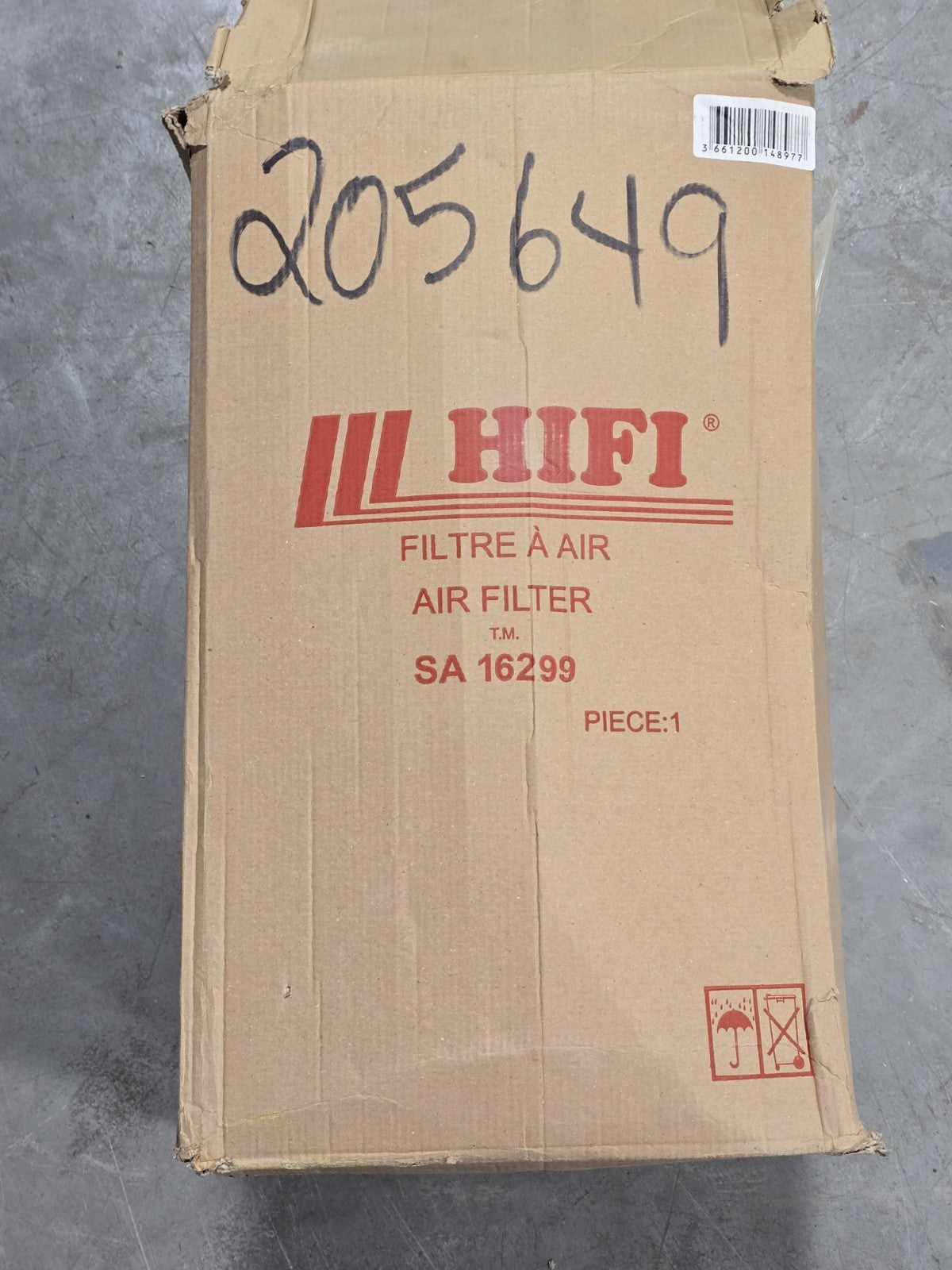 HiFi Filter SA 16299 Replacement Air