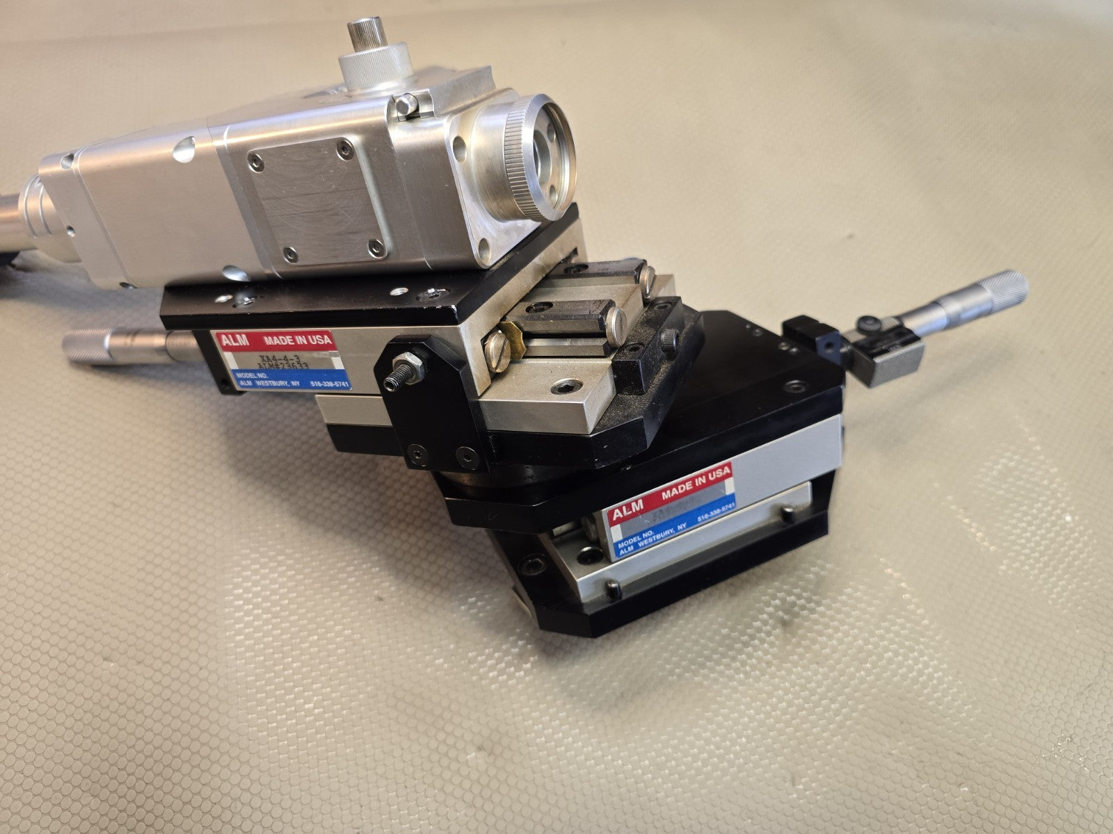 LaserMech FiberCut Laser Fiber Mini Weld + Camera Viewing + Custom Moving Stand 