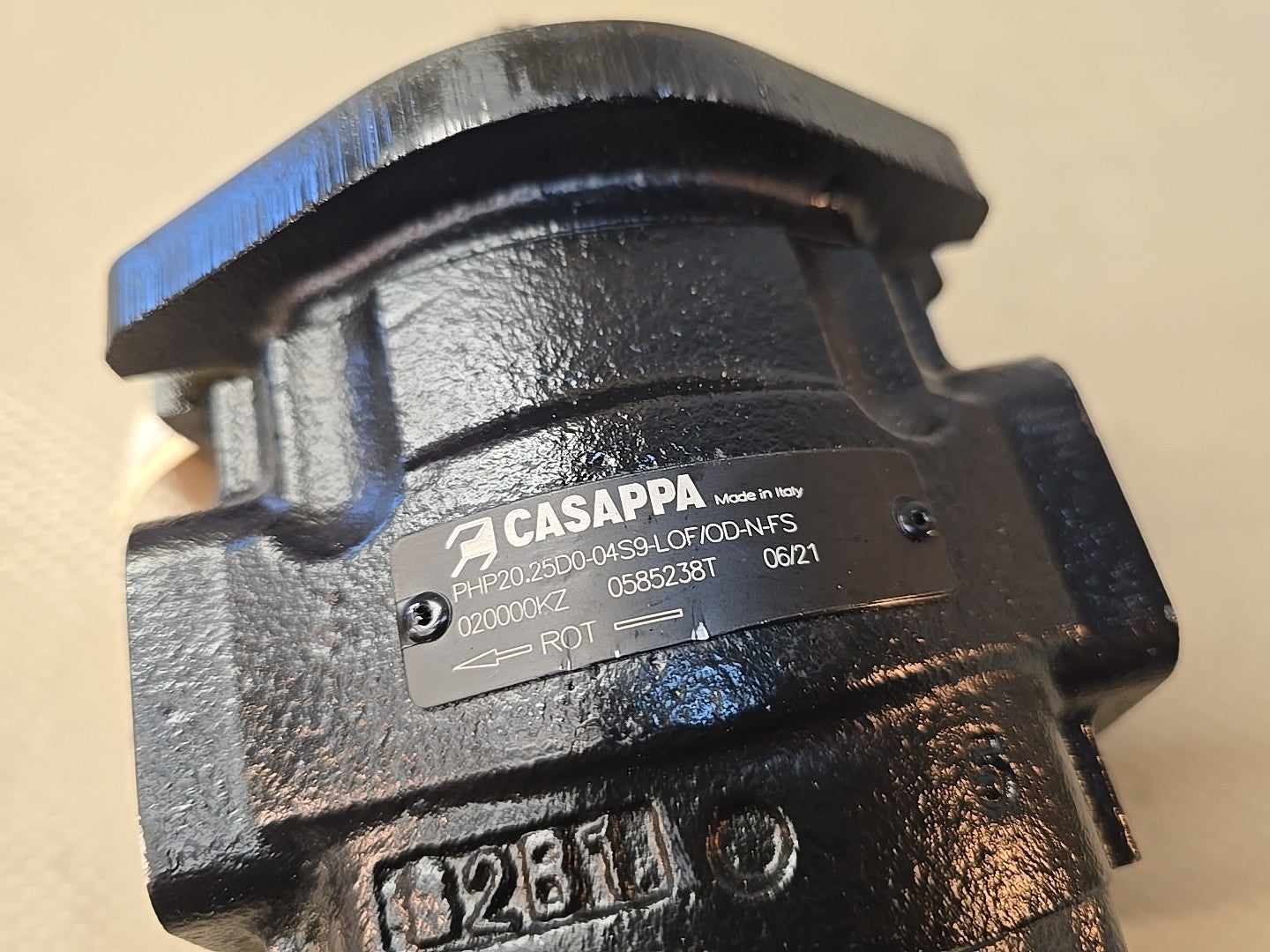 NEW! Casappa PHP20 SERIES /OC-N-EL-AV Hydraulic Gear Pump 1.61